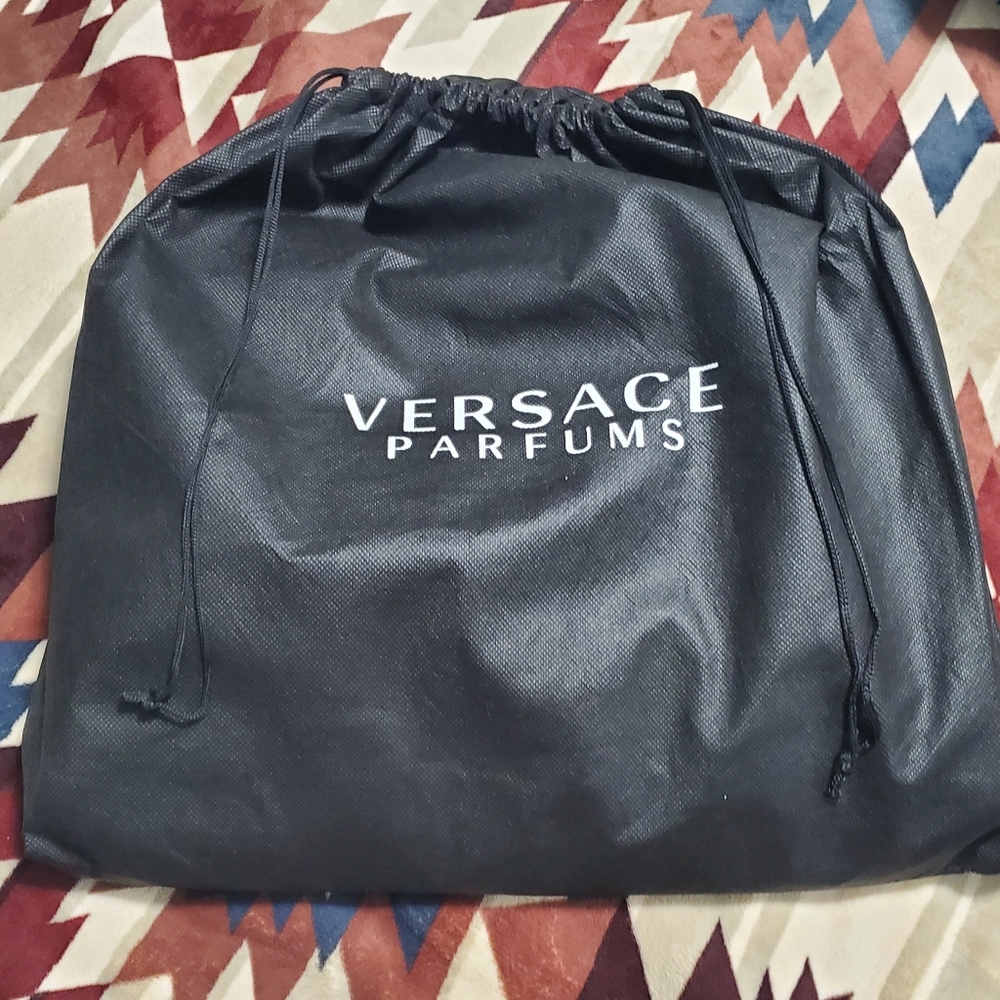 Versace Parfums Black Canvas Tote - Picture 10 of 11